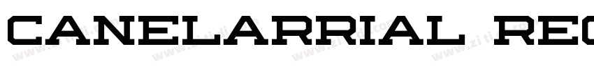 canelarrial regular字体转换